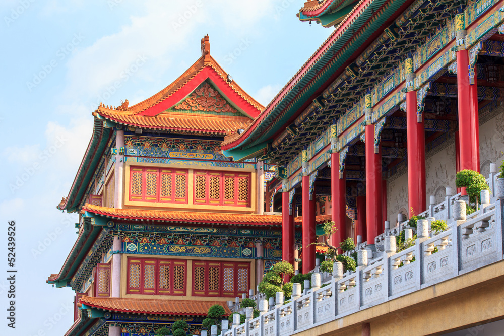 Beautiful chinese temple in Nonthaburi,Thailand. Beautiful chinese temple in Nonthaburi,Thailand.