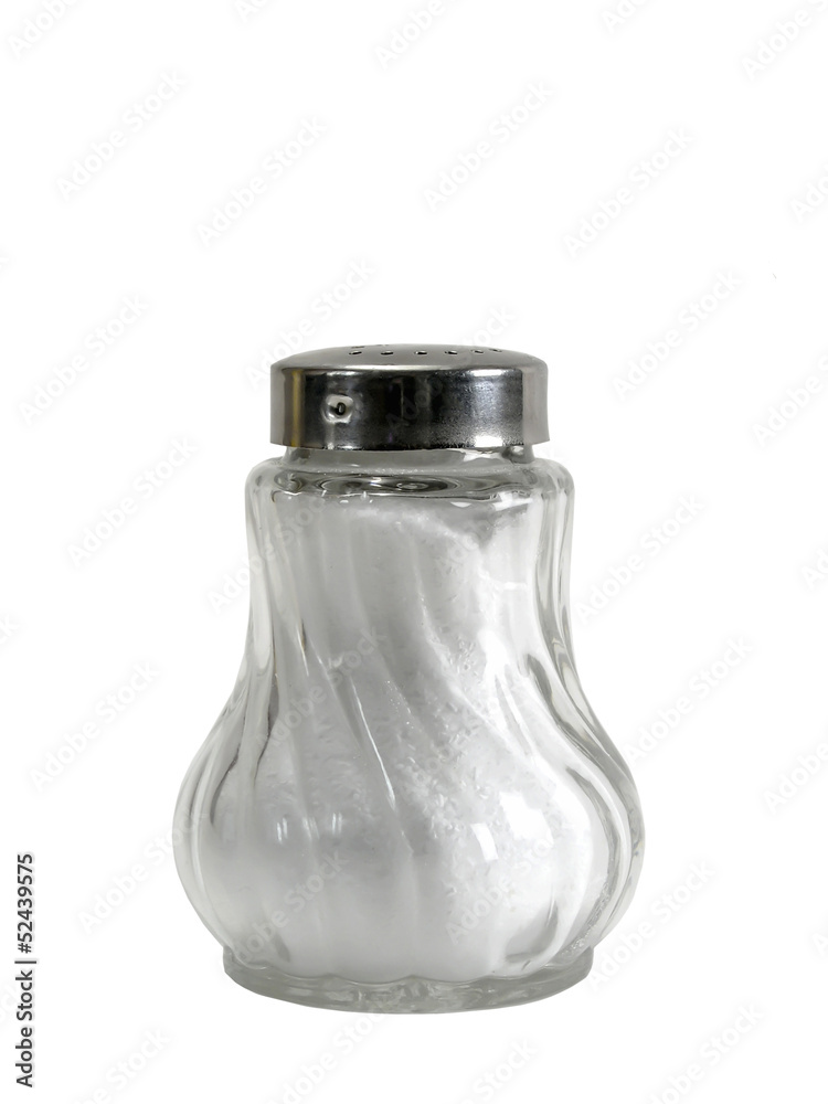 Salt shaker isolated on white background Salt shaker isolated on white background