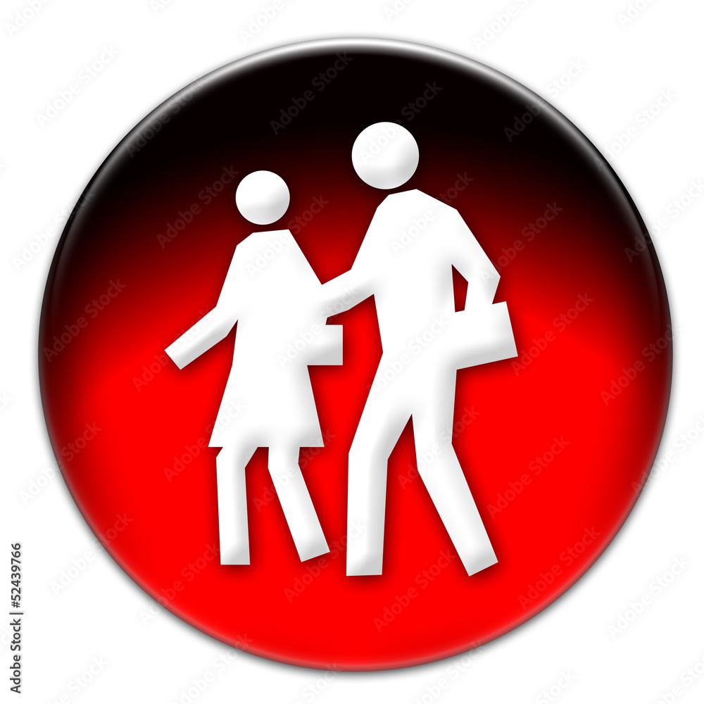Pedestrians sign Pedestrians sign