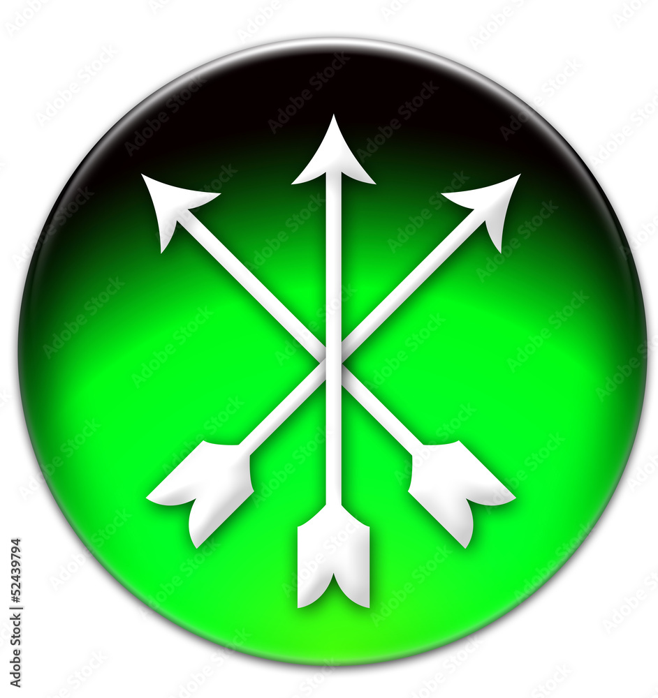 Crossed arrows Crossed arrows