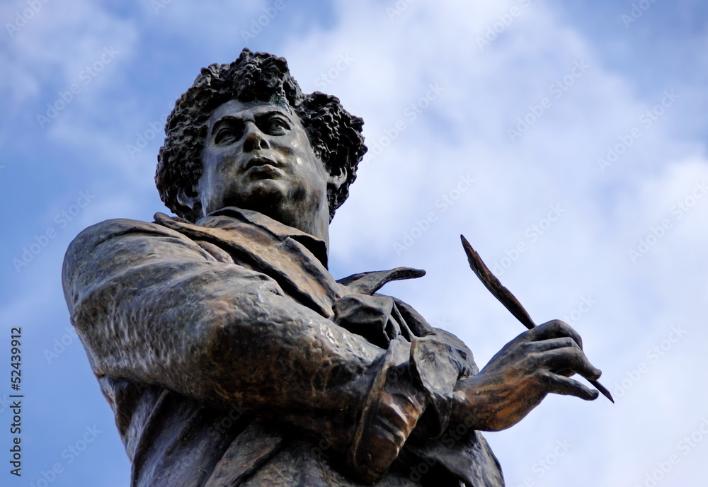 Fototapeta premium Alexandre Dumas, plume à la main