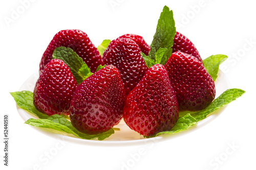 Bright ripe strawberry