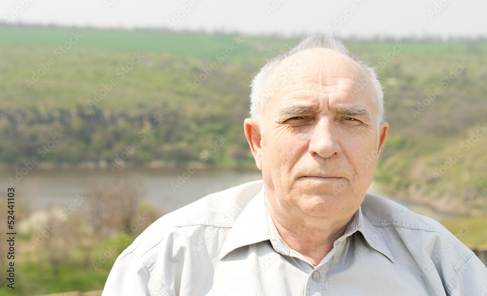 Portrait of a senior man Portrait of a senior man