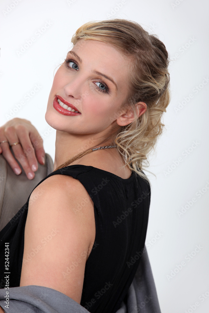 Fototapeta premium Elegant blond woman