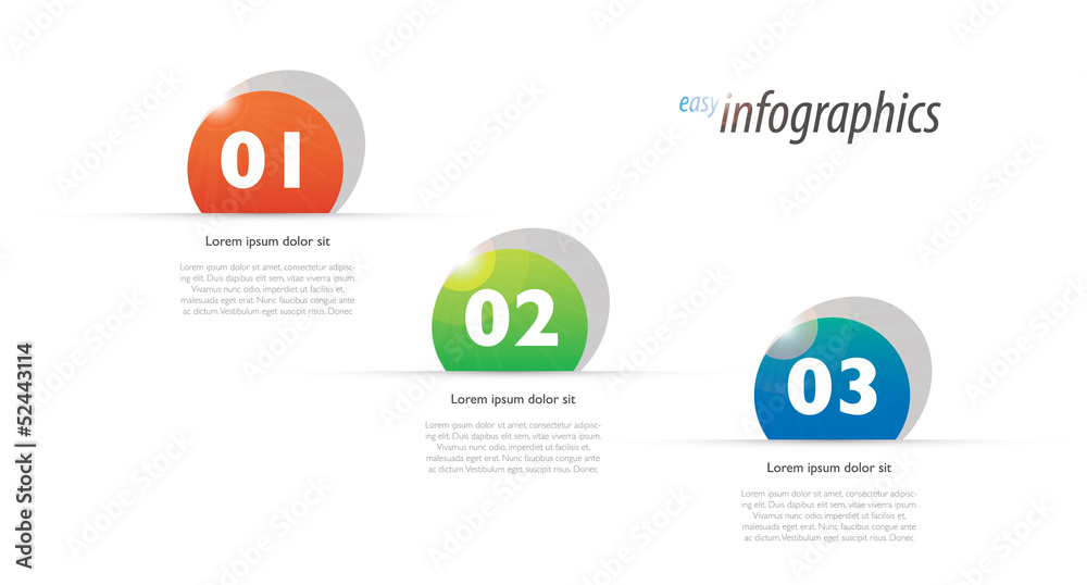 Infographic options vector