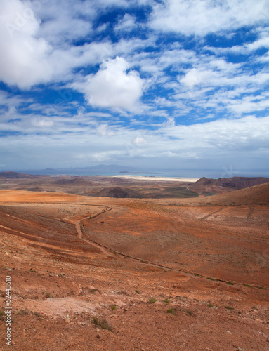 Inland Northern Fuerteventura  view from Montana de Ecanfraga