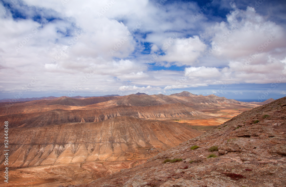 Inland Northern Fuerteventura, view from Montana de Ecanfraga