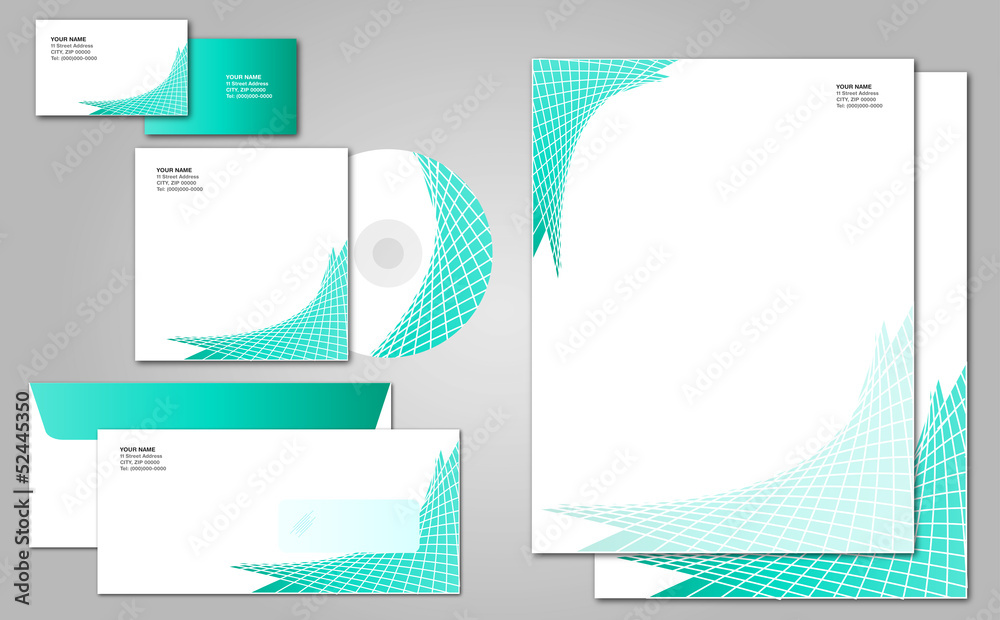 Stationary blue grid