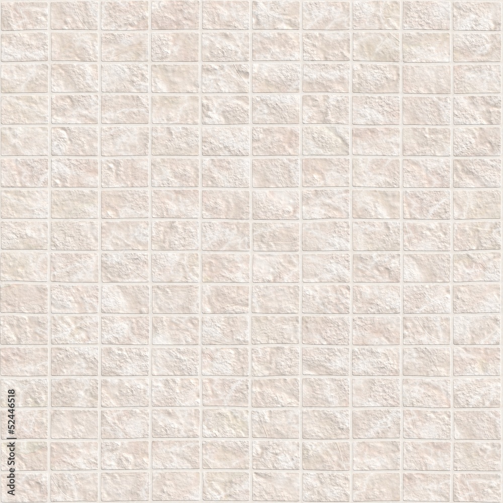Fototapeta premium Pink brickwork. Seamless texture.