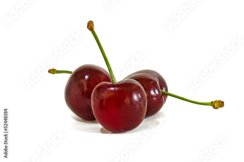 Frische Kirschen, freigestellt