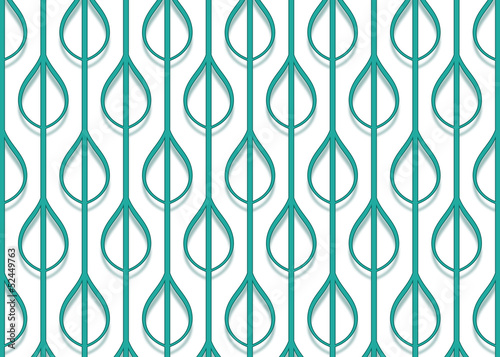 stylized leaf pattern