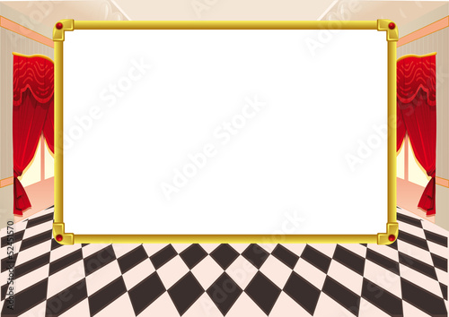 Funny card with empty space for text.