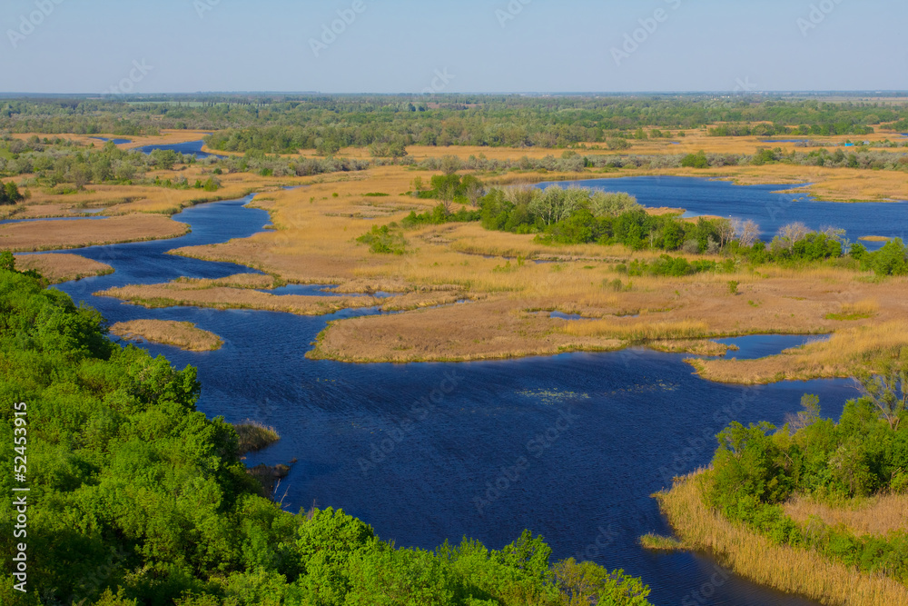 delta of vorskla river