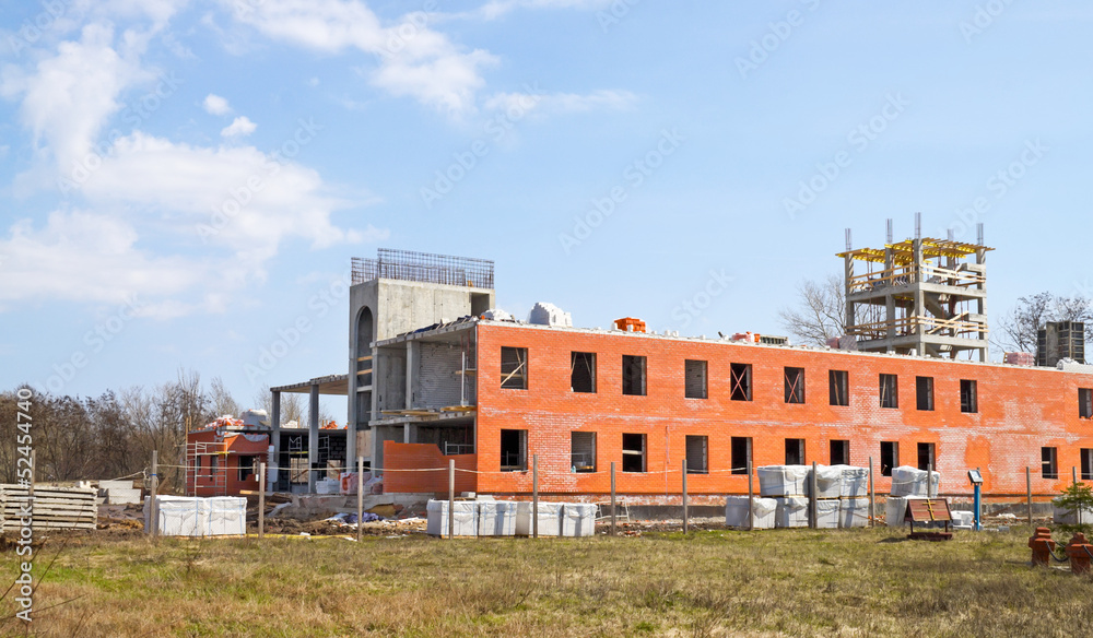 Construction of Academic Building Fire Institute