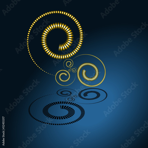 Spiralen gold