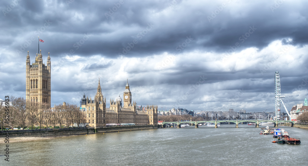 London Cityscape, seen from Tower Bridge