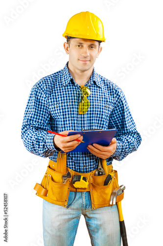 a worker with clipboard isolated