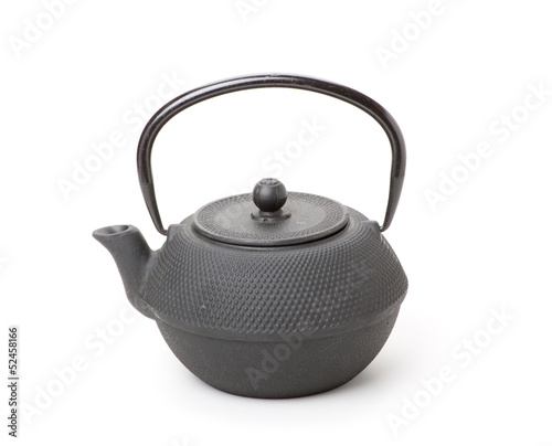 Chinese traditional teapot isolated on white background