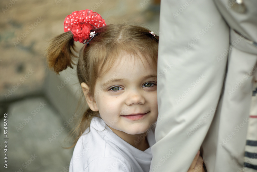 portrait of the littel girl portrait of the littel girl