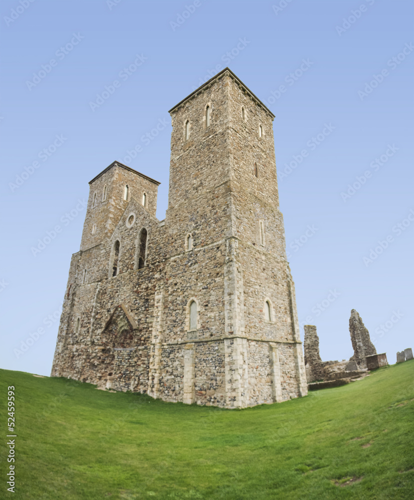 reculver towers roman fort herne bay