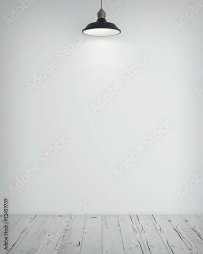 Fototapeta Naklejka Na Ścianę i Meble -  wall with lamp