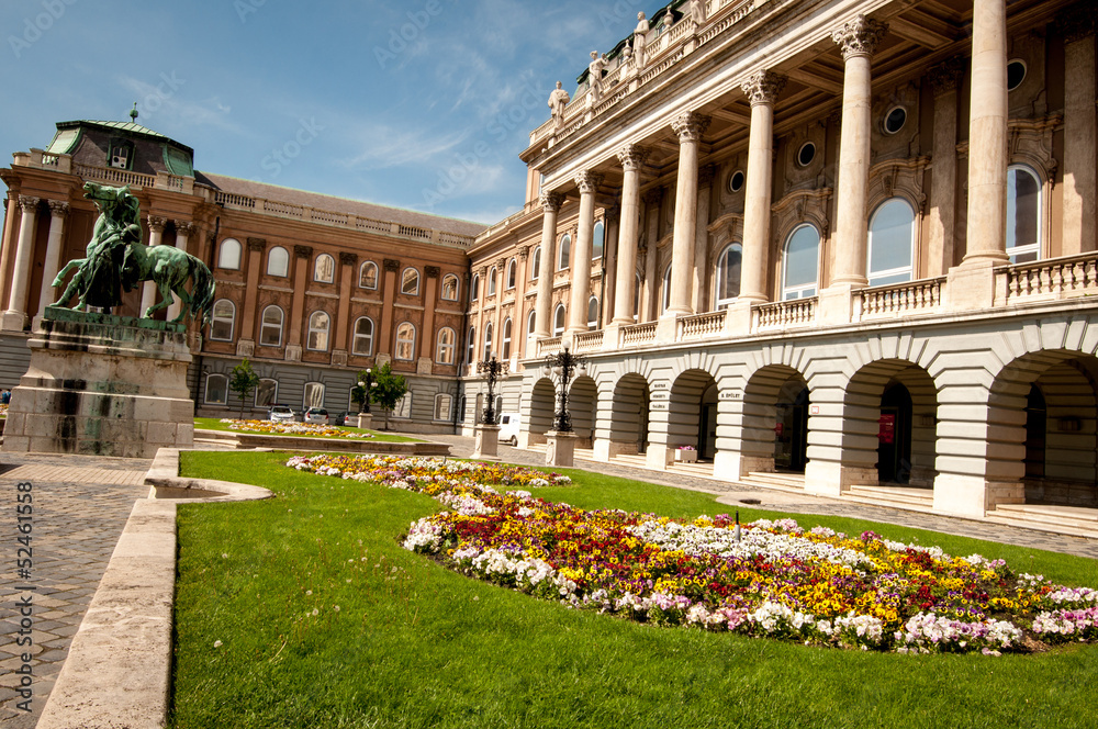 Garden at Buda castle - Budapest Garden at Buda castle - Budapest