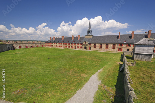 Main Parade Ground in a Historical Fortress photo