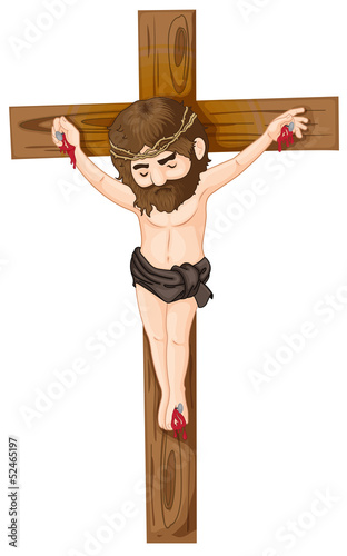 Jesus Christ in the cross