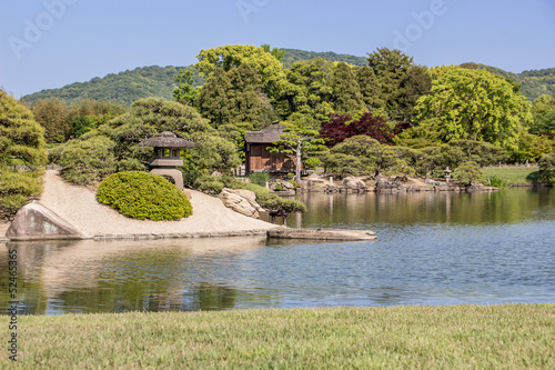 Korakuen garden in Okayama Japan