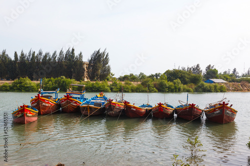 Fishing boats in Vietnam