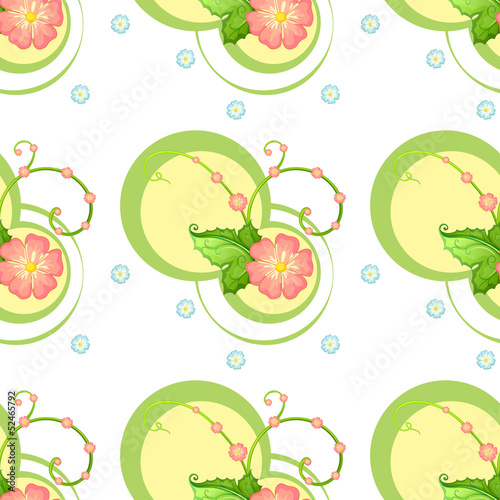 A flowery design