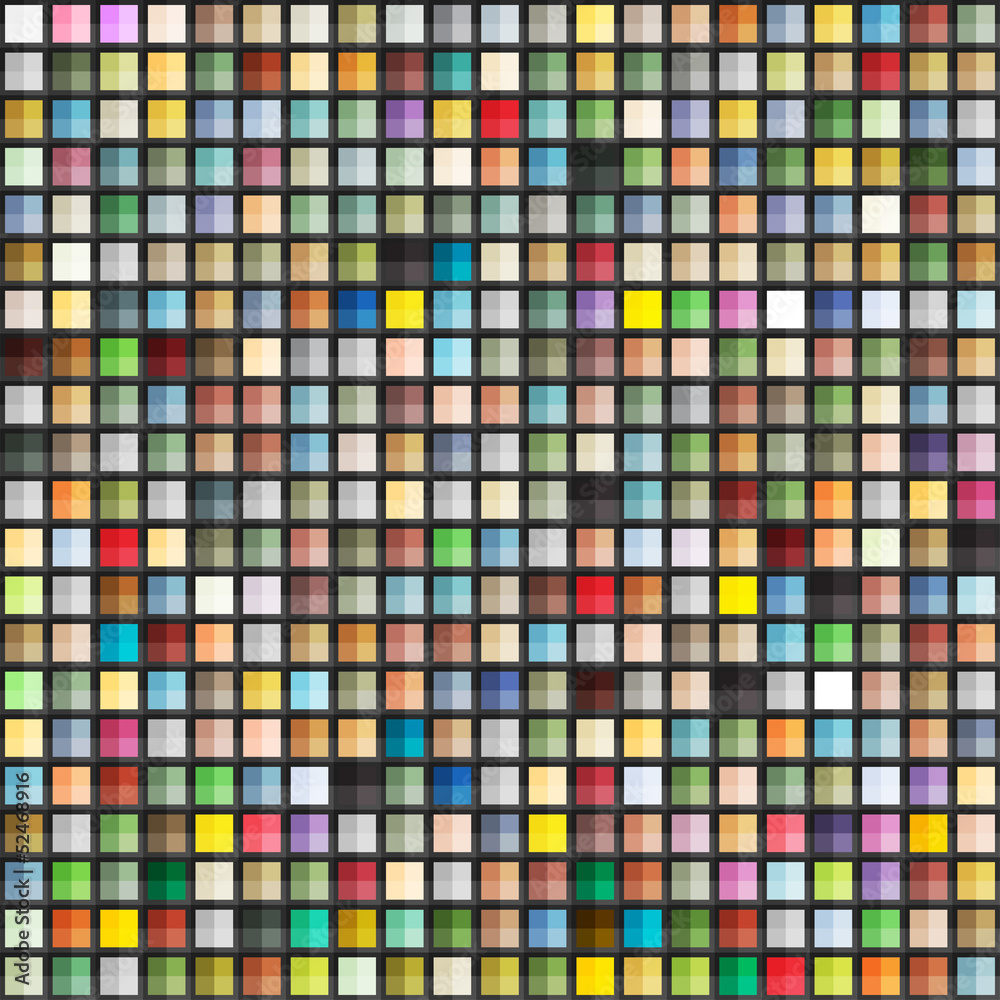 Abstract geometric seamless background of color squares
