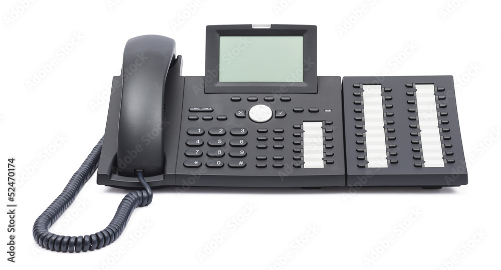 voip phone isolated on white background voip phone isolated on white background