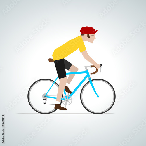cycliste vintage 1