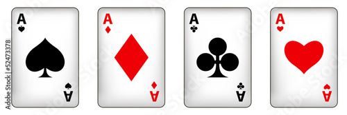 playing cards. 10eps vector mesh illustration