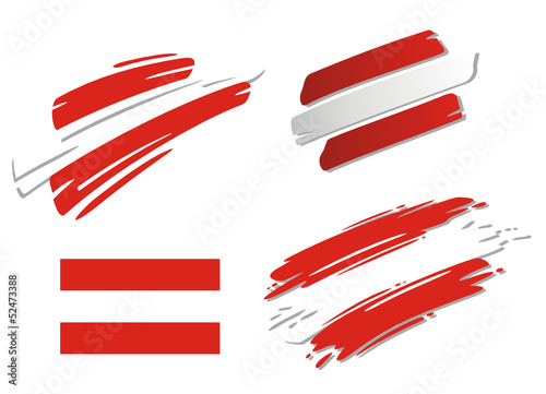 Brush Flags Austria