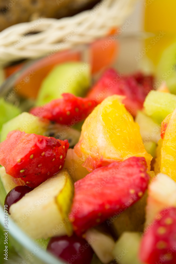 salad with fresh fruits and berries salad with fresh fruits and berries