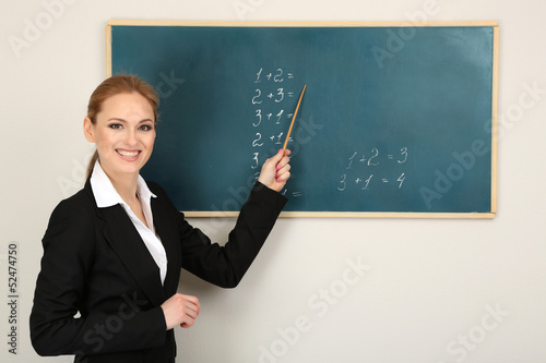 Portrait of teacher woman n...