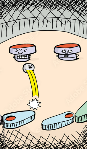 Scared Pinball Machine Bumper