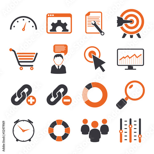 SEO icons set