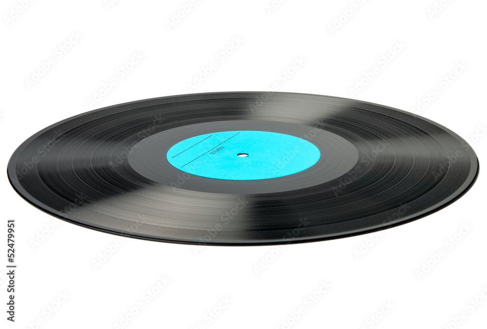 Vinyl disc isolated on white background Vinyl disc isolated on white background