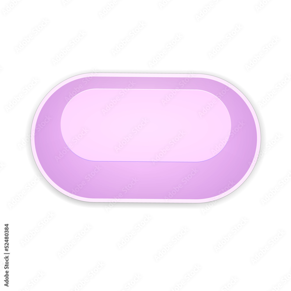 Fototapeta premium the pink oval button