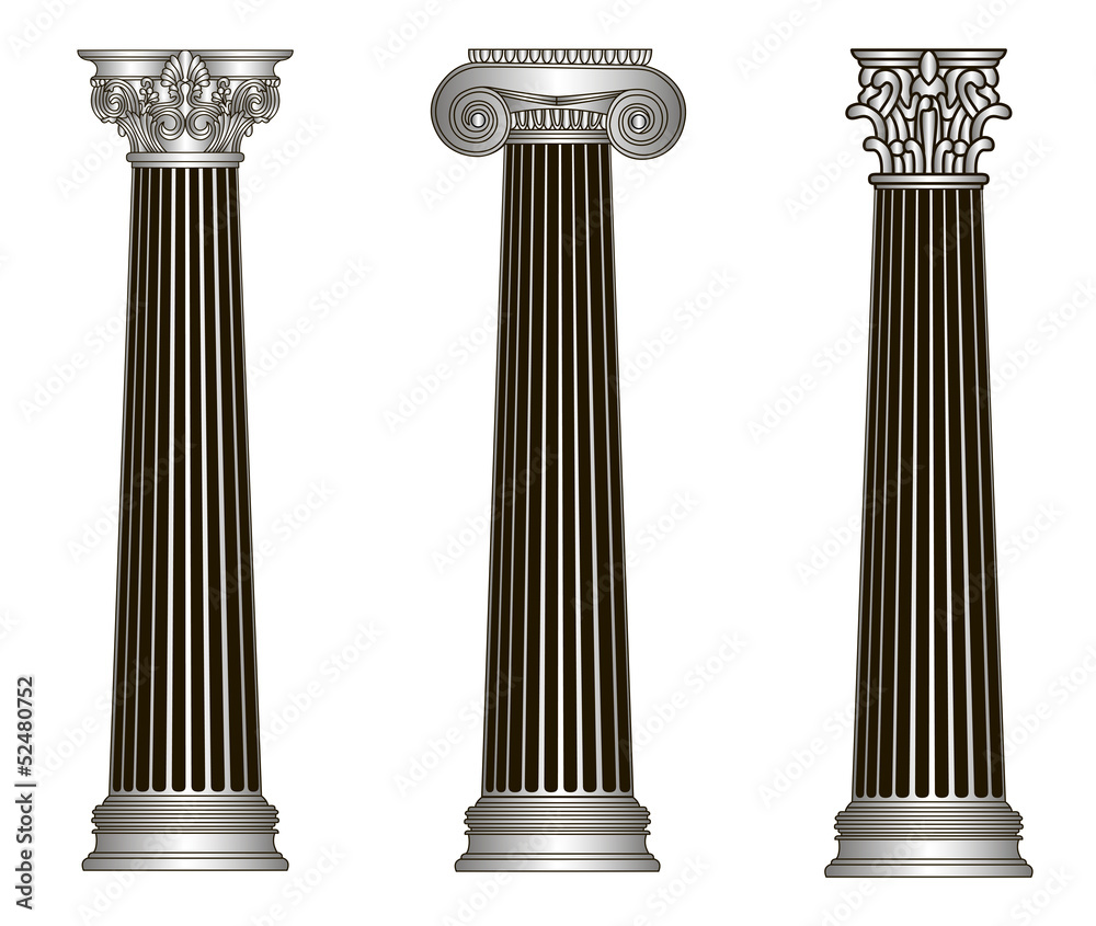 old-style greece column. eps10 vector illustration old-style greece column. eps10 vector illustration