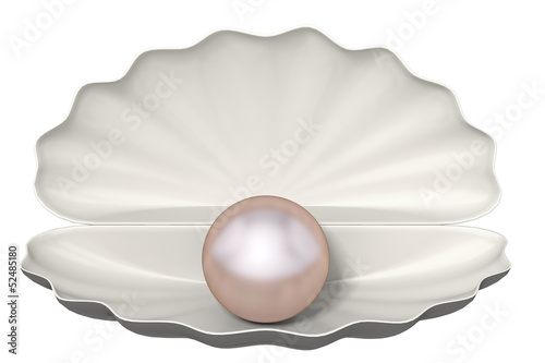pearl on a white background