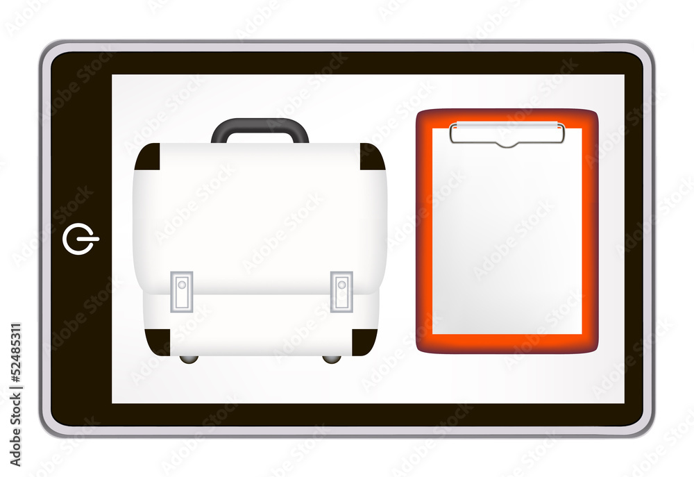 tablet pc computer with first aid box icon tablet pc computer with first aid box icon