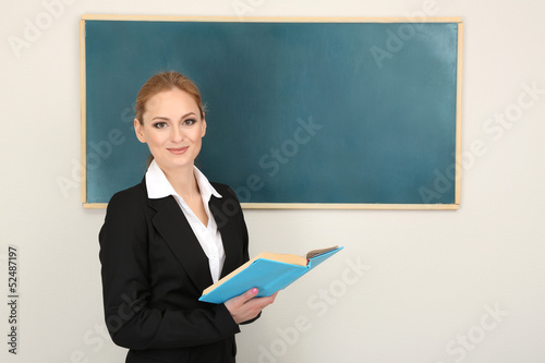 Portrait of teacher woman n...