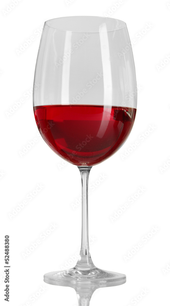 Glass of wine on grey background Glass of wine on grey background