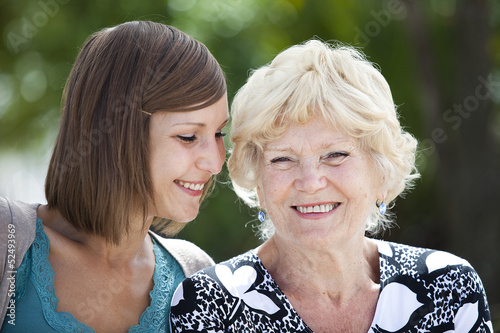 Nonna e nipote photo