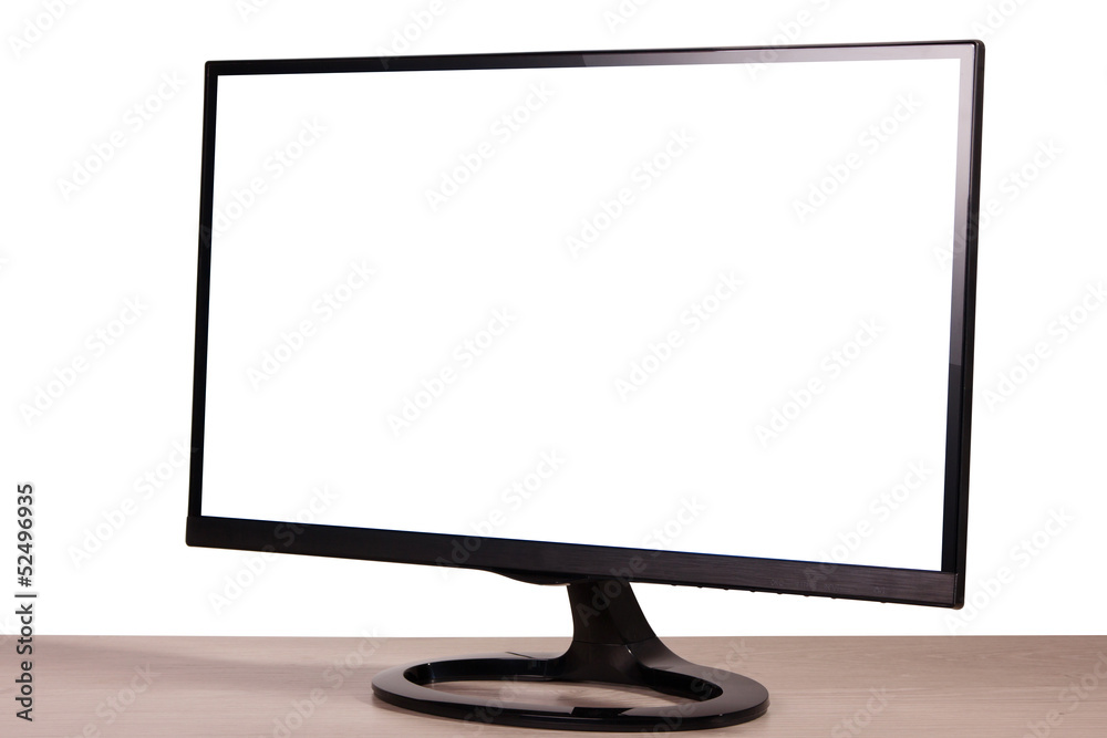 Fototapeta premium monitor on white background
