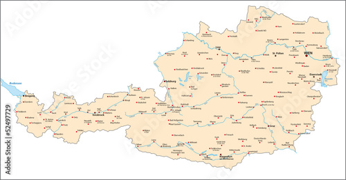 Österreich Städte und Gemeinden